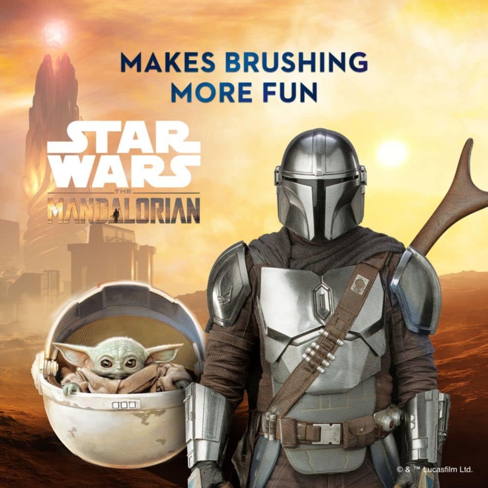 Oral‑B Kids Star Wars The Mandalorian Pilli Diş Fırçası – 3 Yaş+