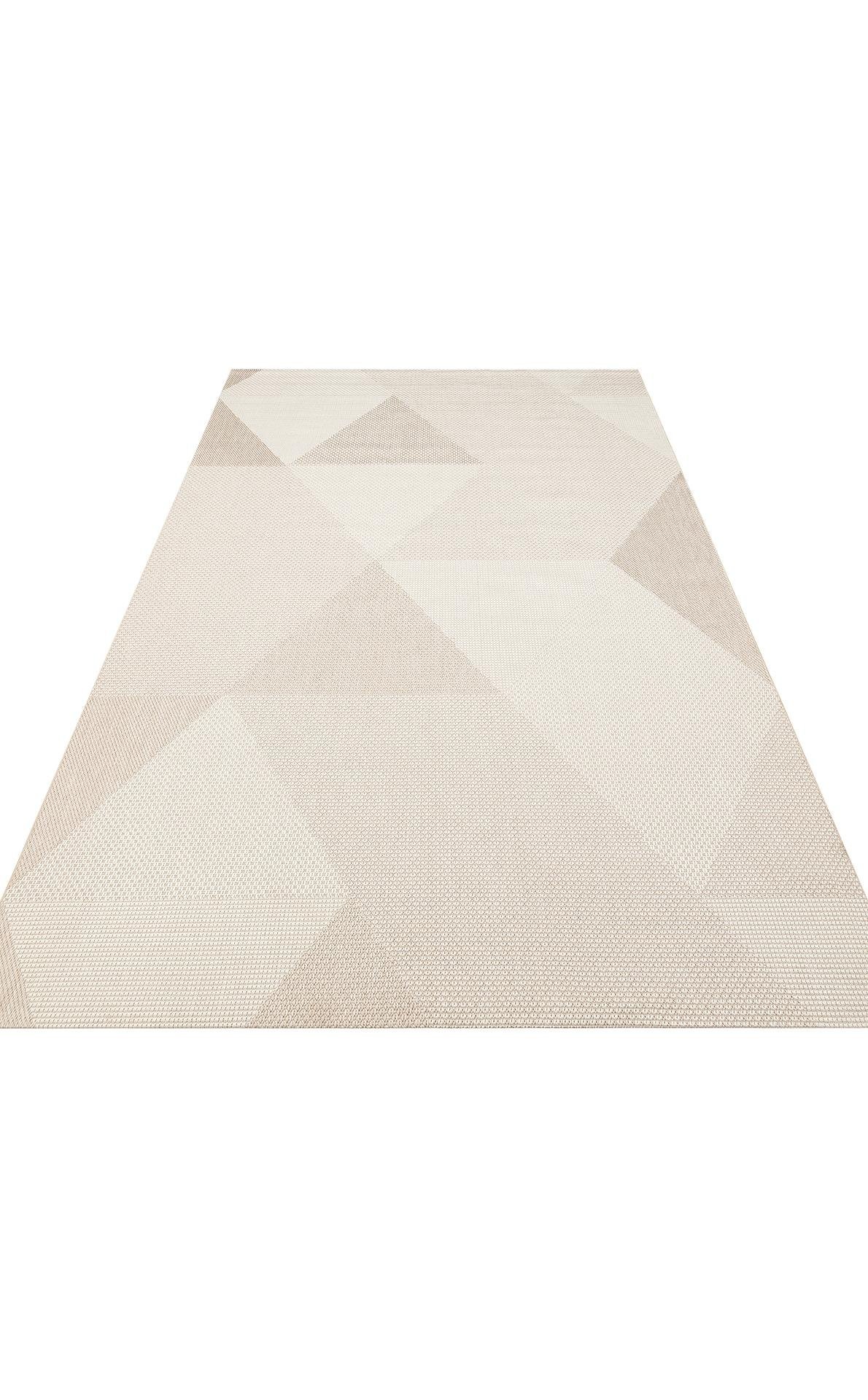 MONO MNO 03 BEIGE Hav Toz Vermez Kaymaz Tabanlı Şık Kilim