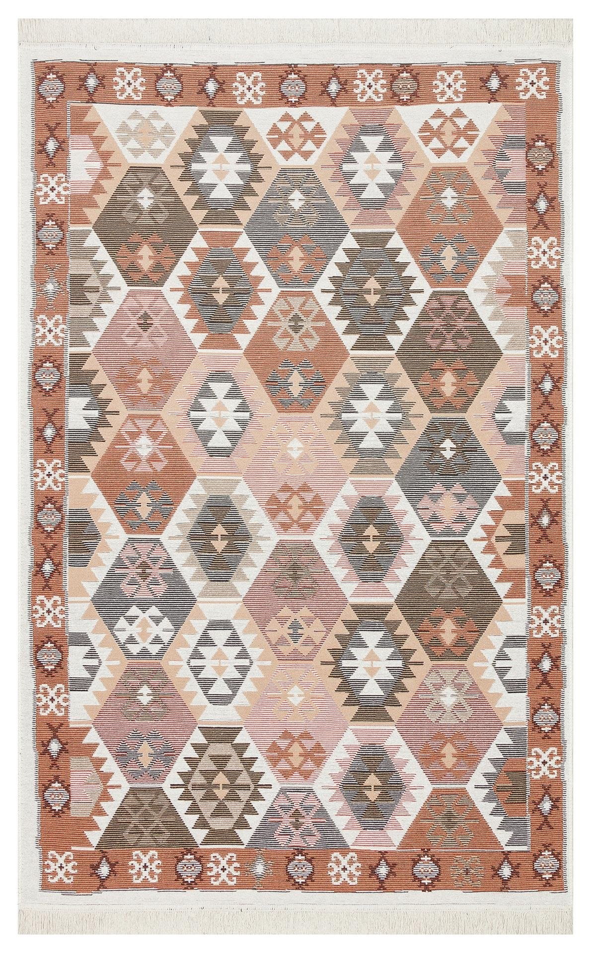 ARYA AR 42 MULTY Yıkanabilir Çift Taraflı Modern Desenli Dokuma Kilim