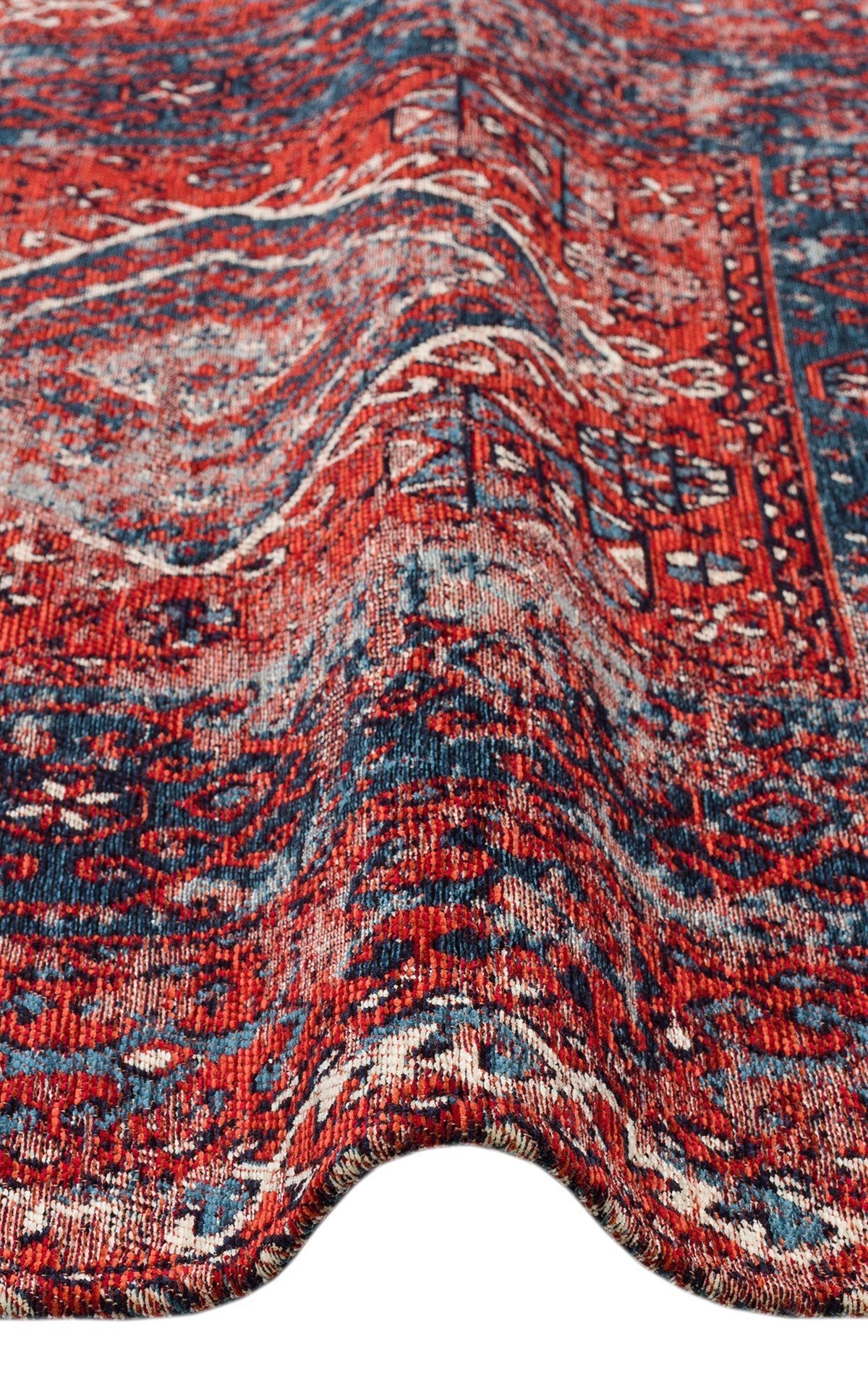 ANADOLU KILIM AND 02 MULTY Anadolu Antik Desenli Yıkanabilir Kaymaz Tabanlı Etnik Kilim