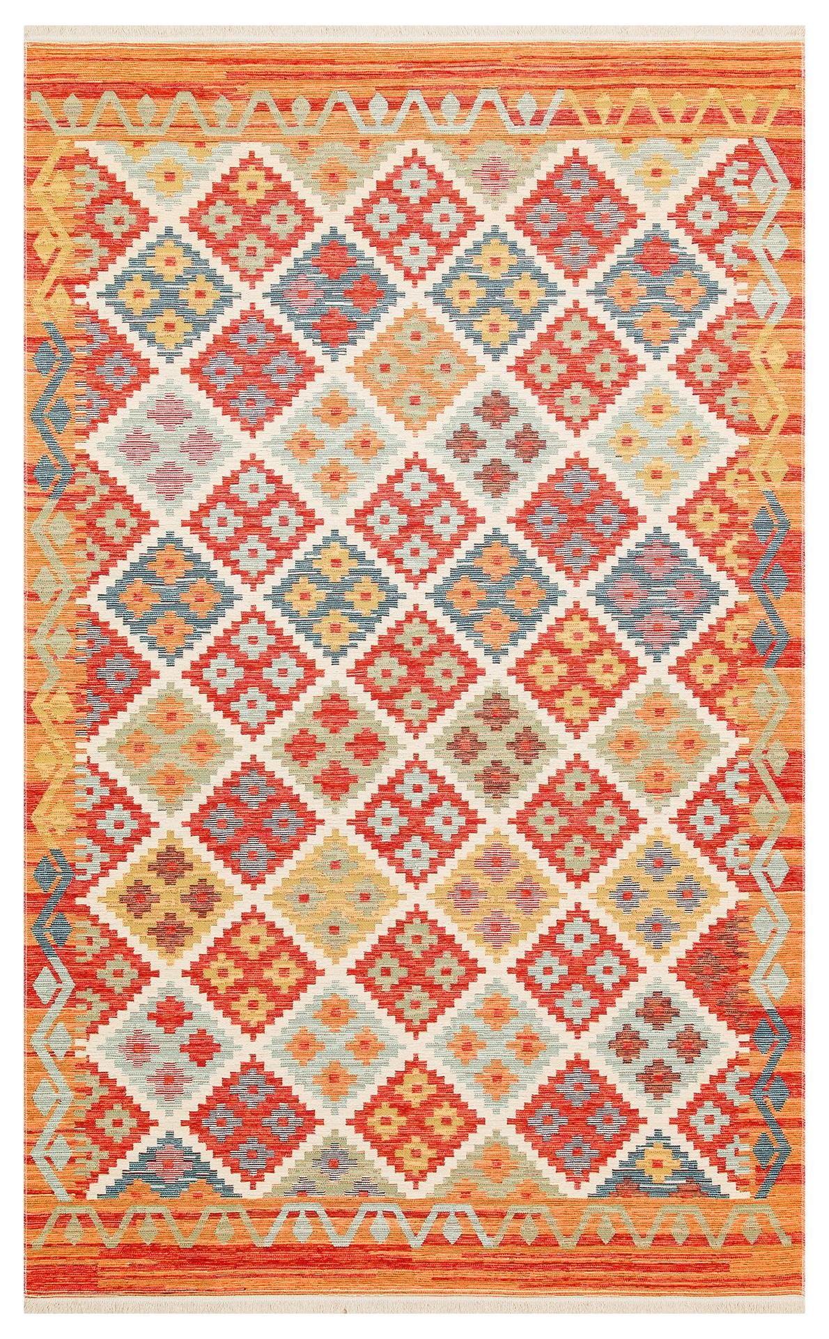 NOMAD NMD 05 TERRA Yıkanabilir, Çift Taraflı Kullanıma Uygun Yumuşak Tuşeli Otantik Kilim