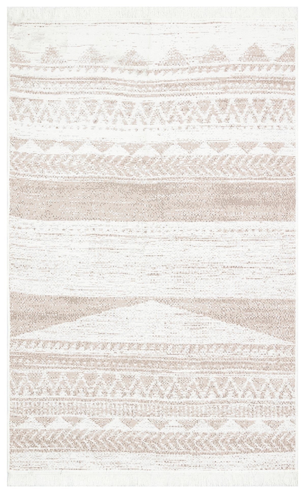 ARYA AR 06 NATURAL Yıkanabilir Çift Taraflı Modern Desenli Dokuma Kilim