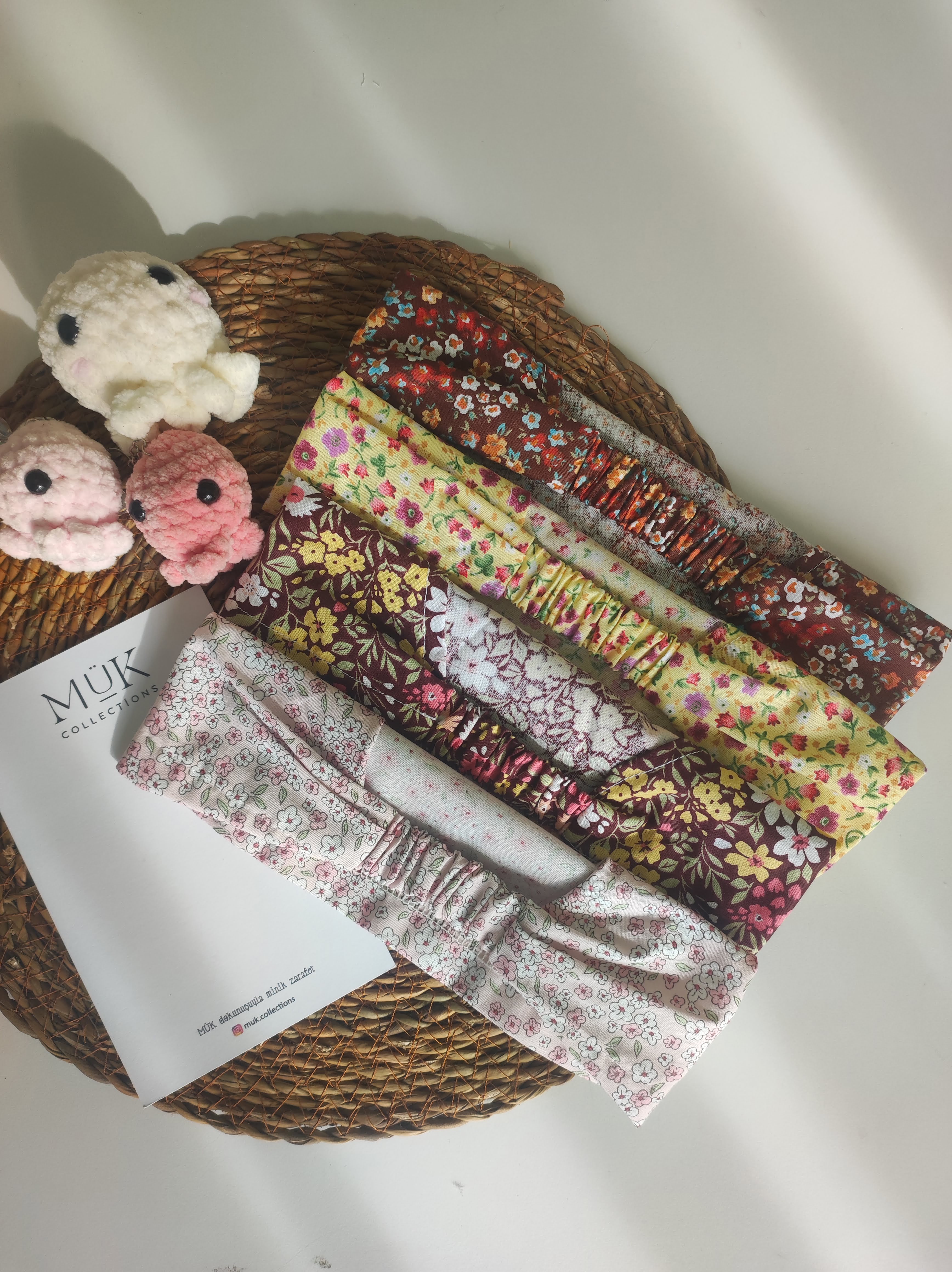 Bloomy Çiçek Desenli Bandana – Mük collections