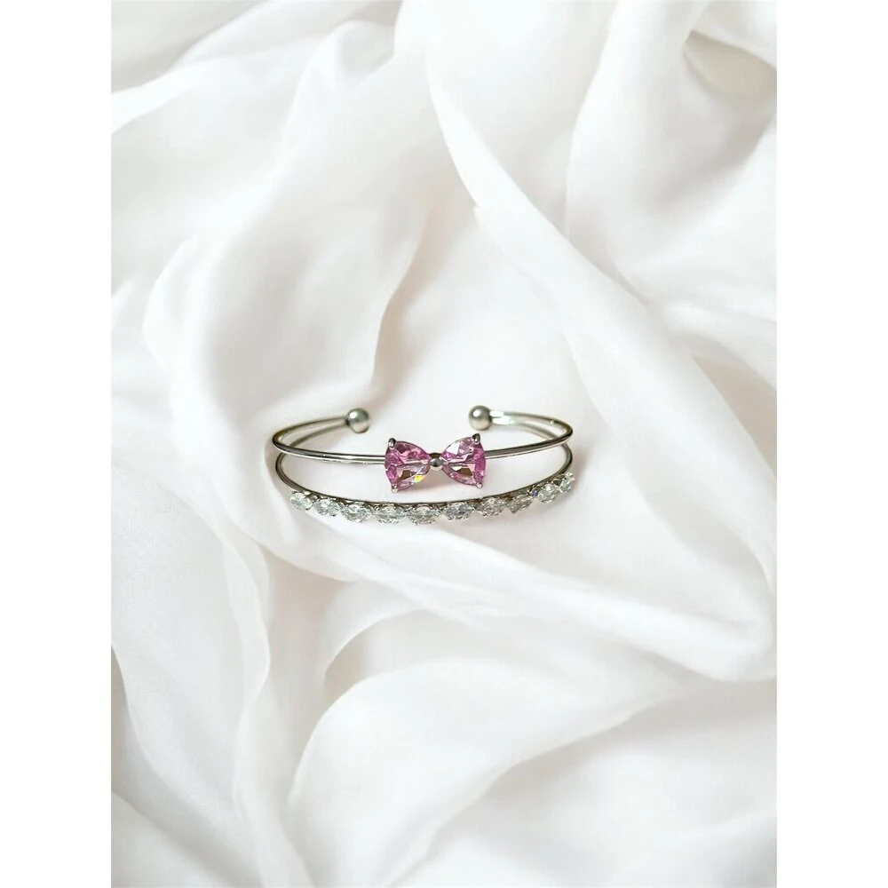 Parıltılı kurdele bilezik