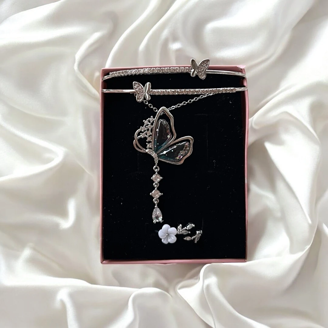 Mariposa Kelebek Hediye Takı Seti