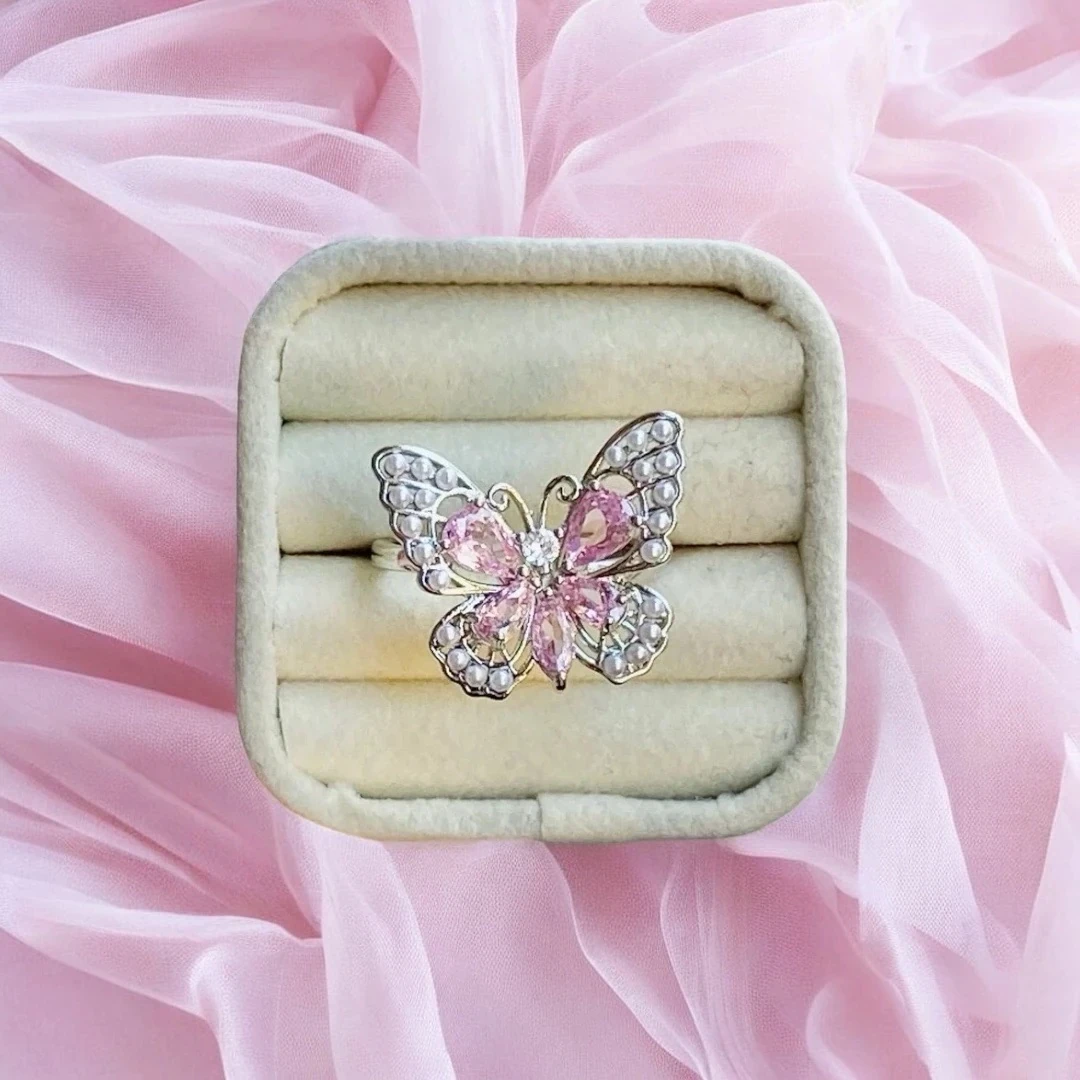 İncili Kelebek Hediye takı seti