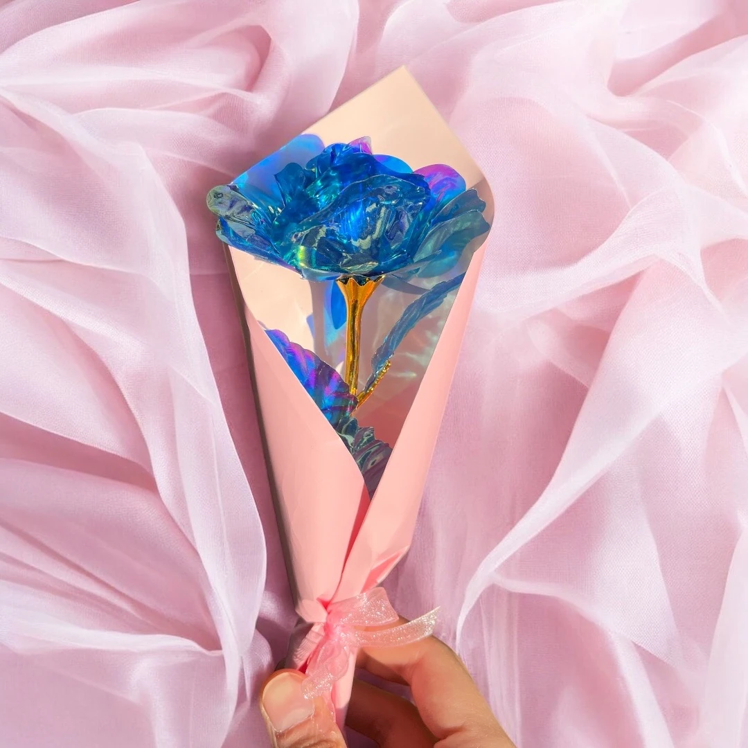 Mavi İstiridye| Mavi Sonsuzluk Gülü Hediye Kutusu