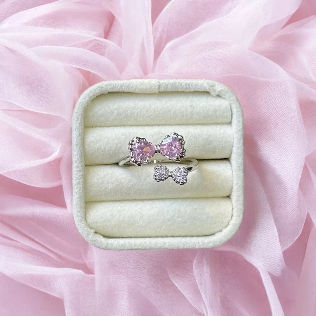 Pembe Kurdele Set| Pembe Sonsuzluk Gülü Hediye Kutusu