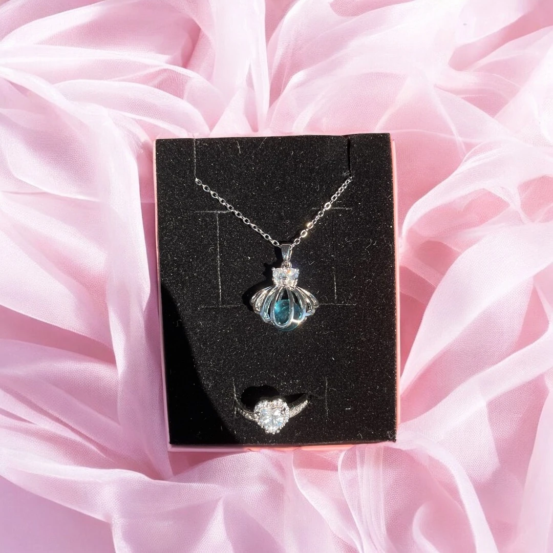 Mavi İstiridye| Mavi Sonsuzluk Gülü Hediye Kutusu