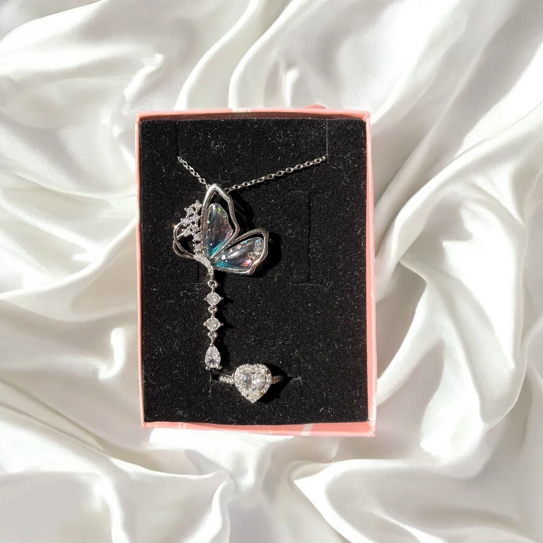 Işıltılı Kelebek Hediye Kutusu