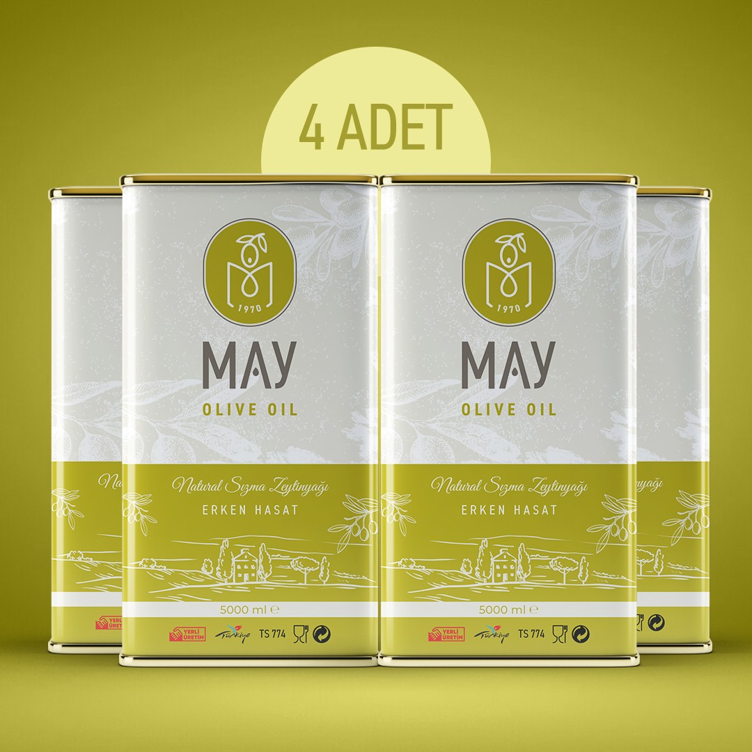 Erken Hasat Doğal Sızma Zeytinyağı 20LT | MAY Olive Oil