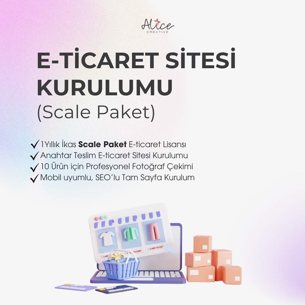 E-Ticaret Sitesi Kurulumu (Scale Paket)