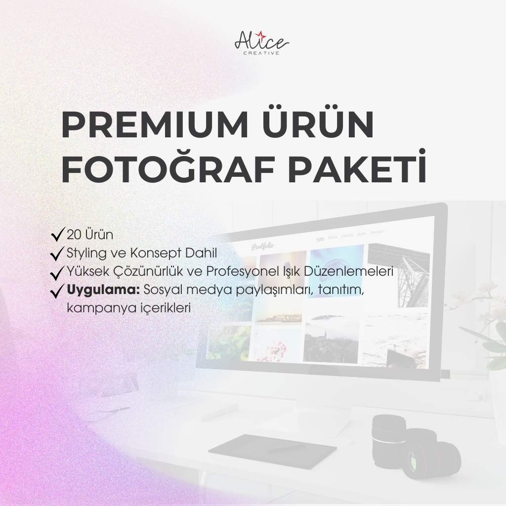 Premium Ürün Fotoğraf Çekimi Paketi 