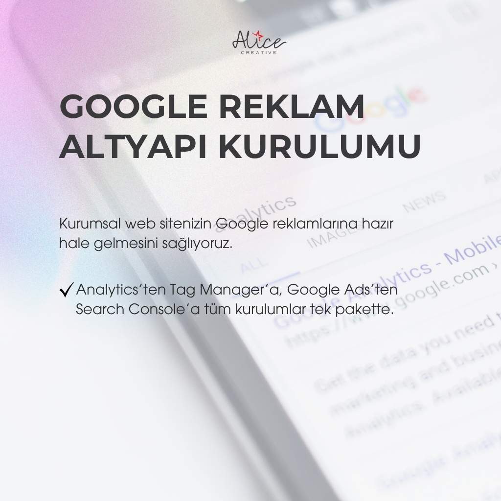 Google Reklam Altyapı Kurulumu 