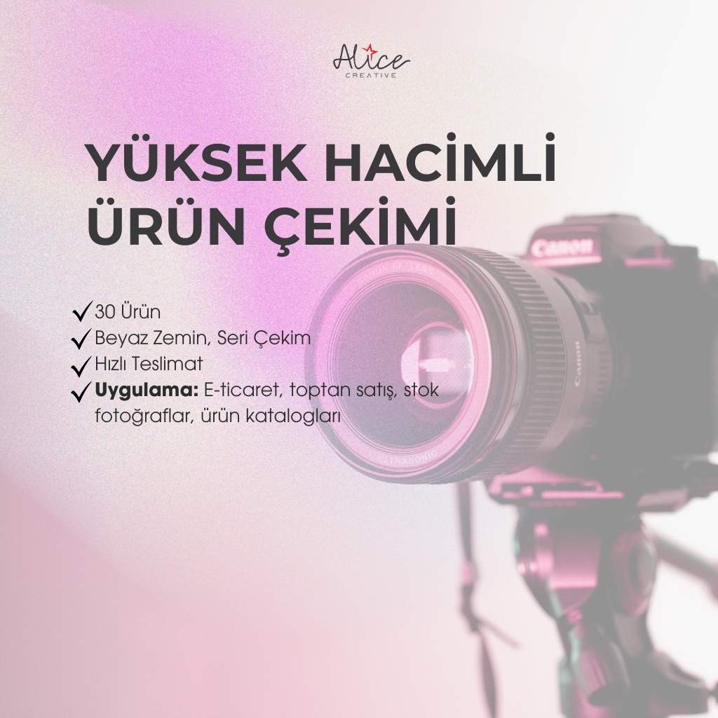 Yüksek Hacimli Ürün Fotoğraf Çekimi