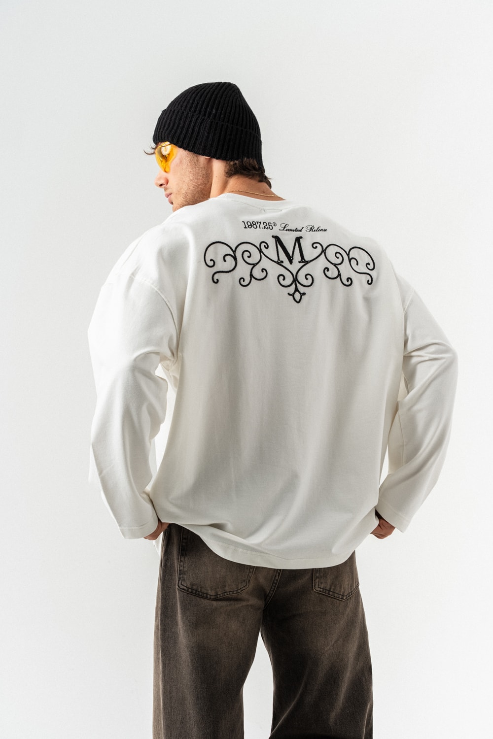 Nullspace Sırt Nakışlı Bisiklet Yaka Sweatshirt