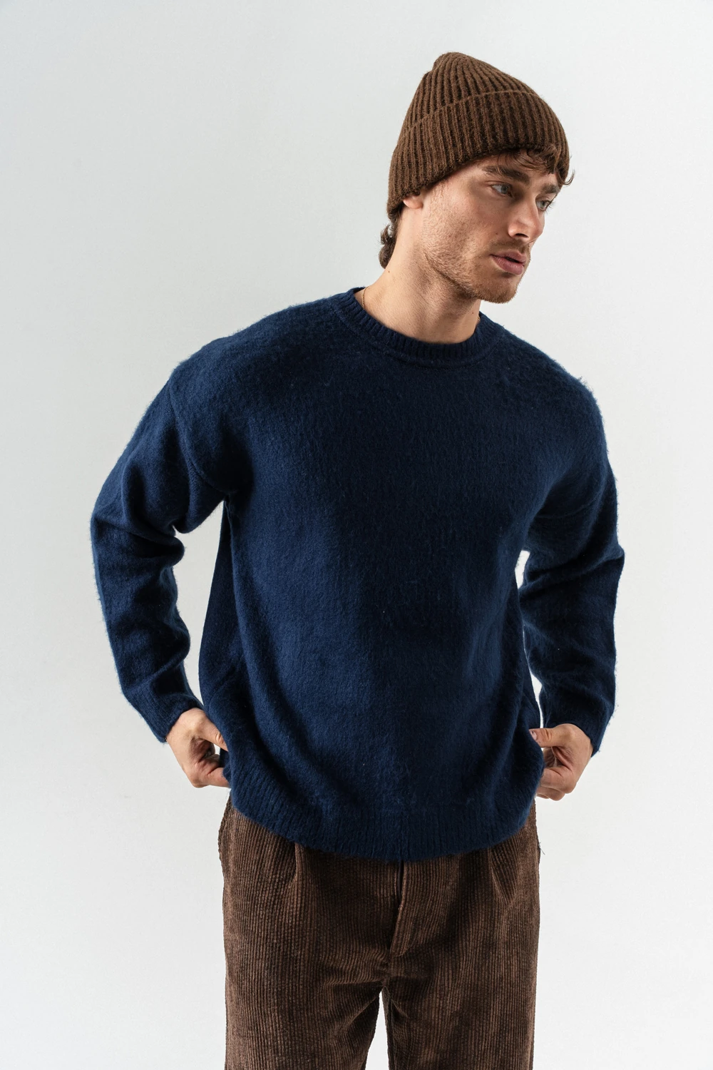 Breakpoint Basic Bisiklet Yaka Triko Kazak - Lacivert