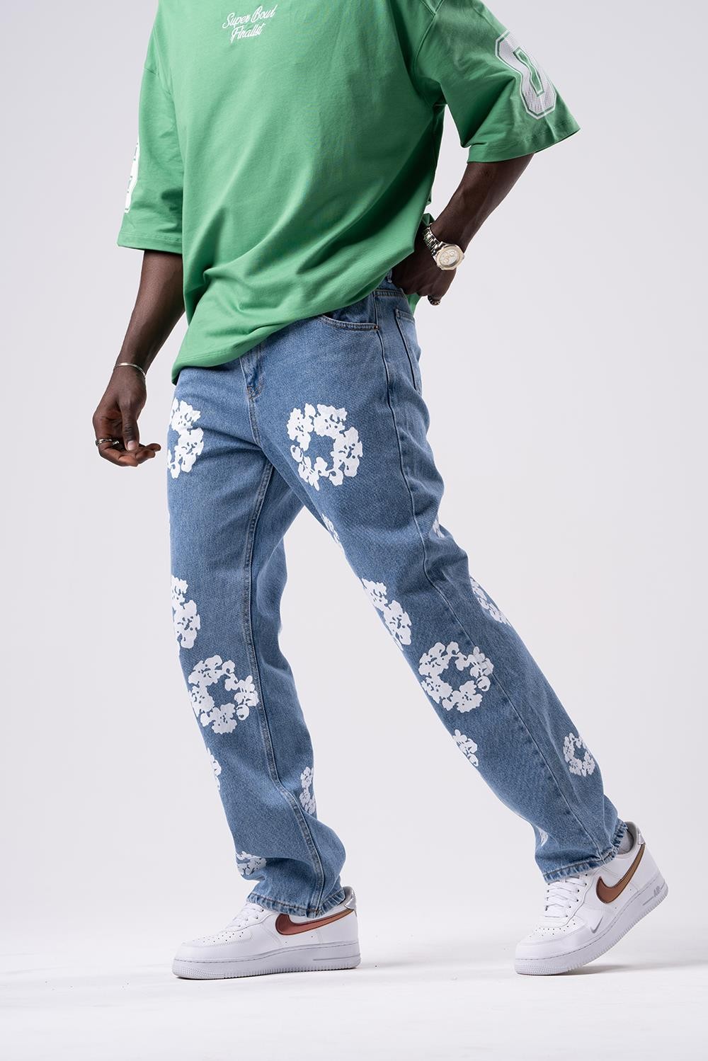 Kanye  Jean Baggy Pantolon