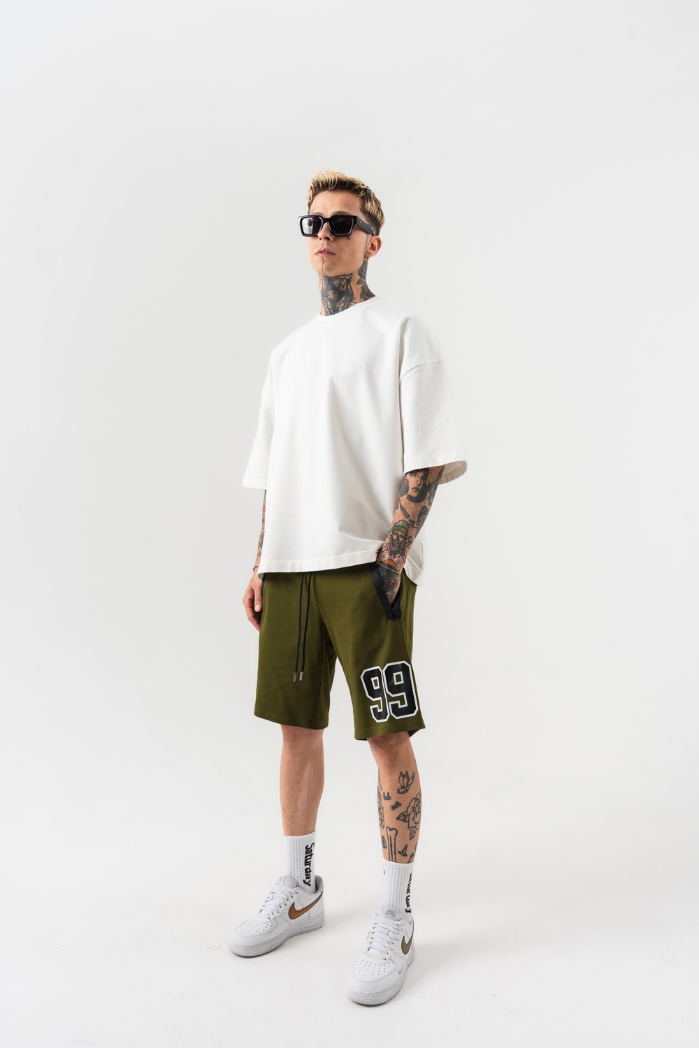 99 Zip Cep Oversize Şort