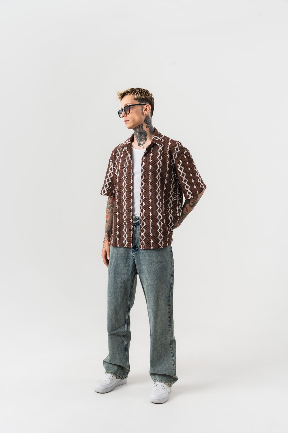 Rawcut Knit Triko Gömlek