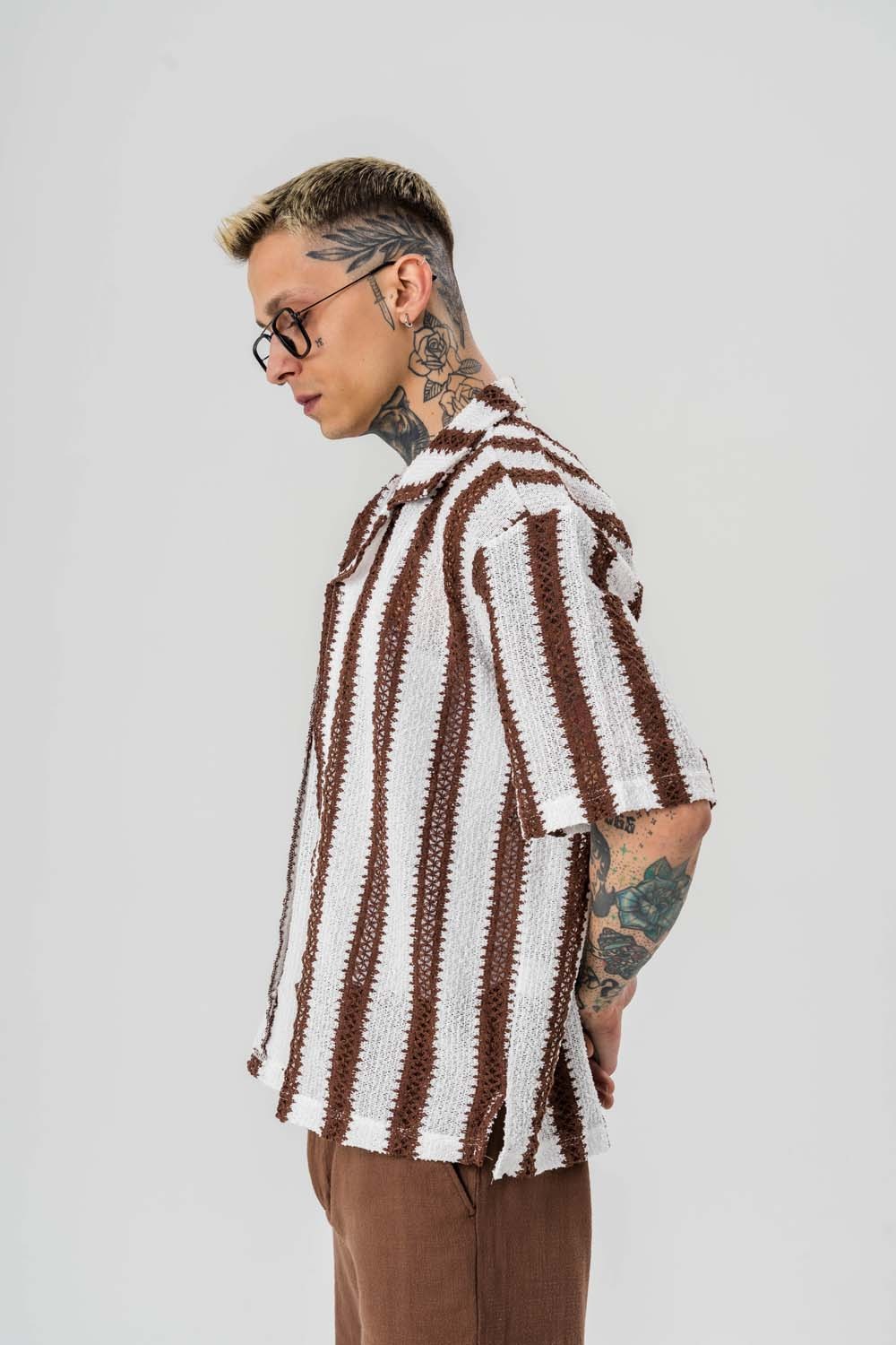 Laidback Knit Triko Gömlek