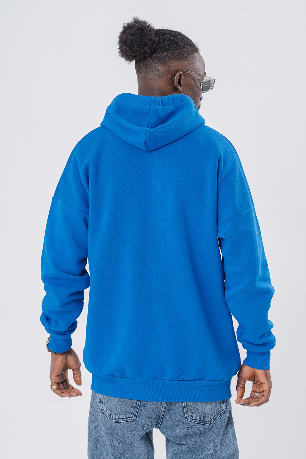 Basic Fermuarlı Kapüşonlu Sweatshirt