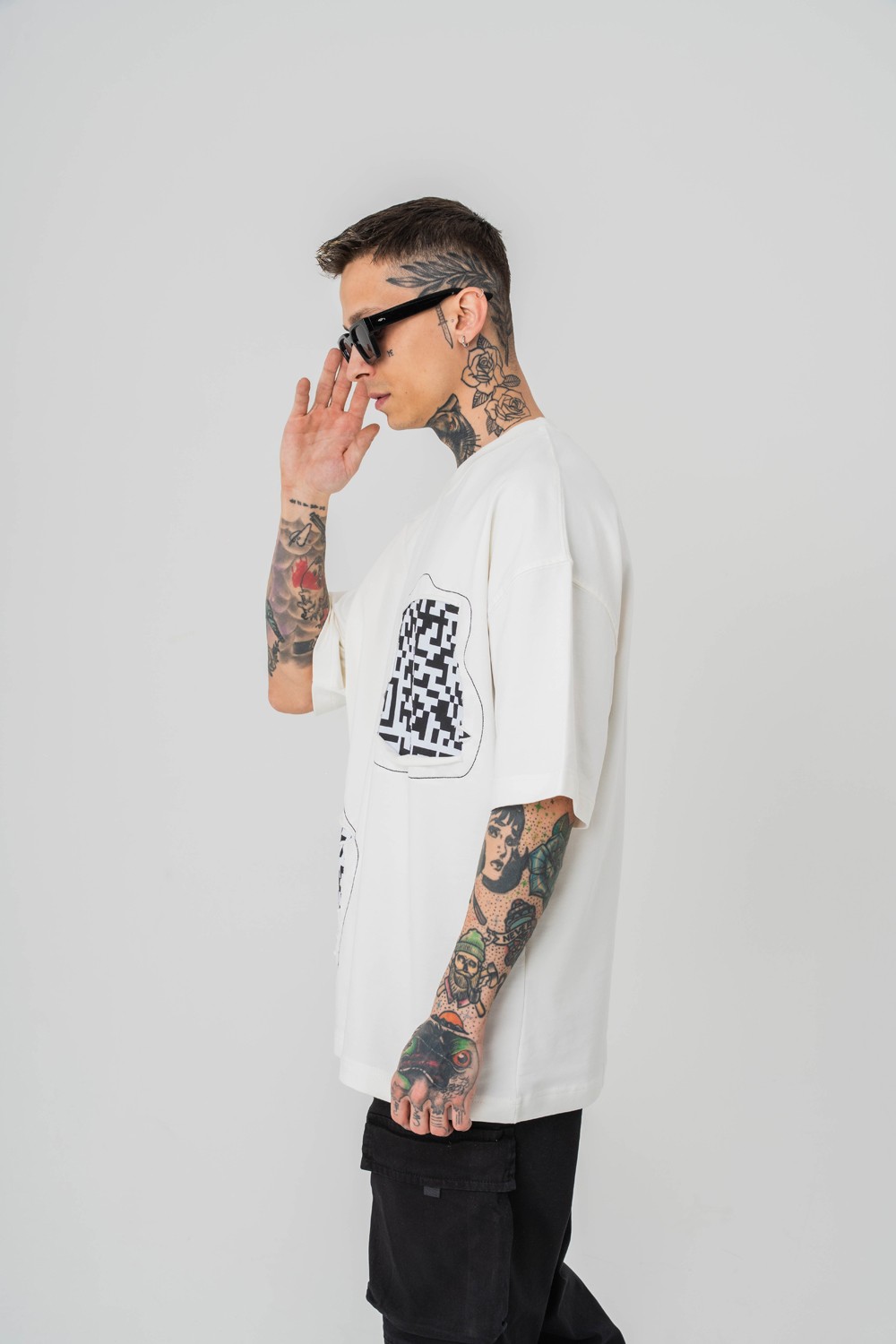 QR Code Oversize T-shirt