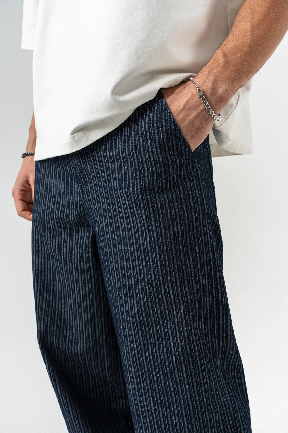 Monoplain Yıkamalı Baggy Jean Pantolon