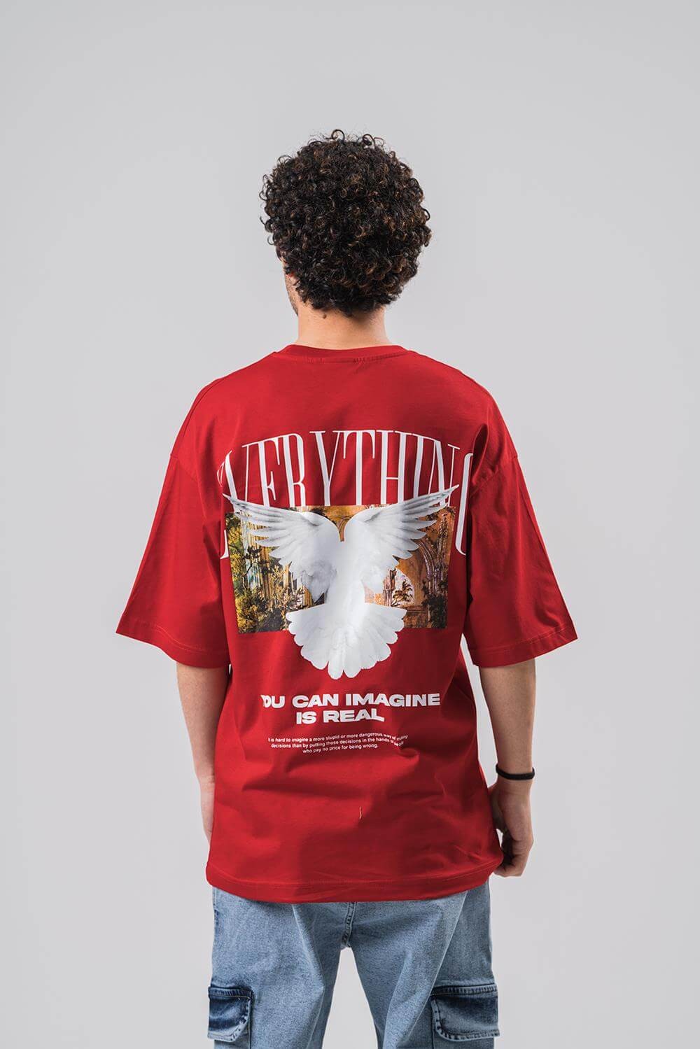 Everything  Bisiklet Yaka Oversize T-shirt