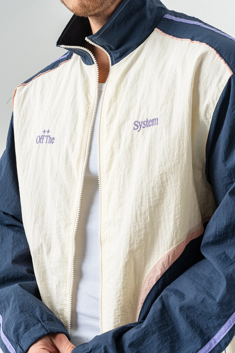 Fallbreak Paraşüt Kumaş Fermuarlı Vintage Rüzgarlık Mont