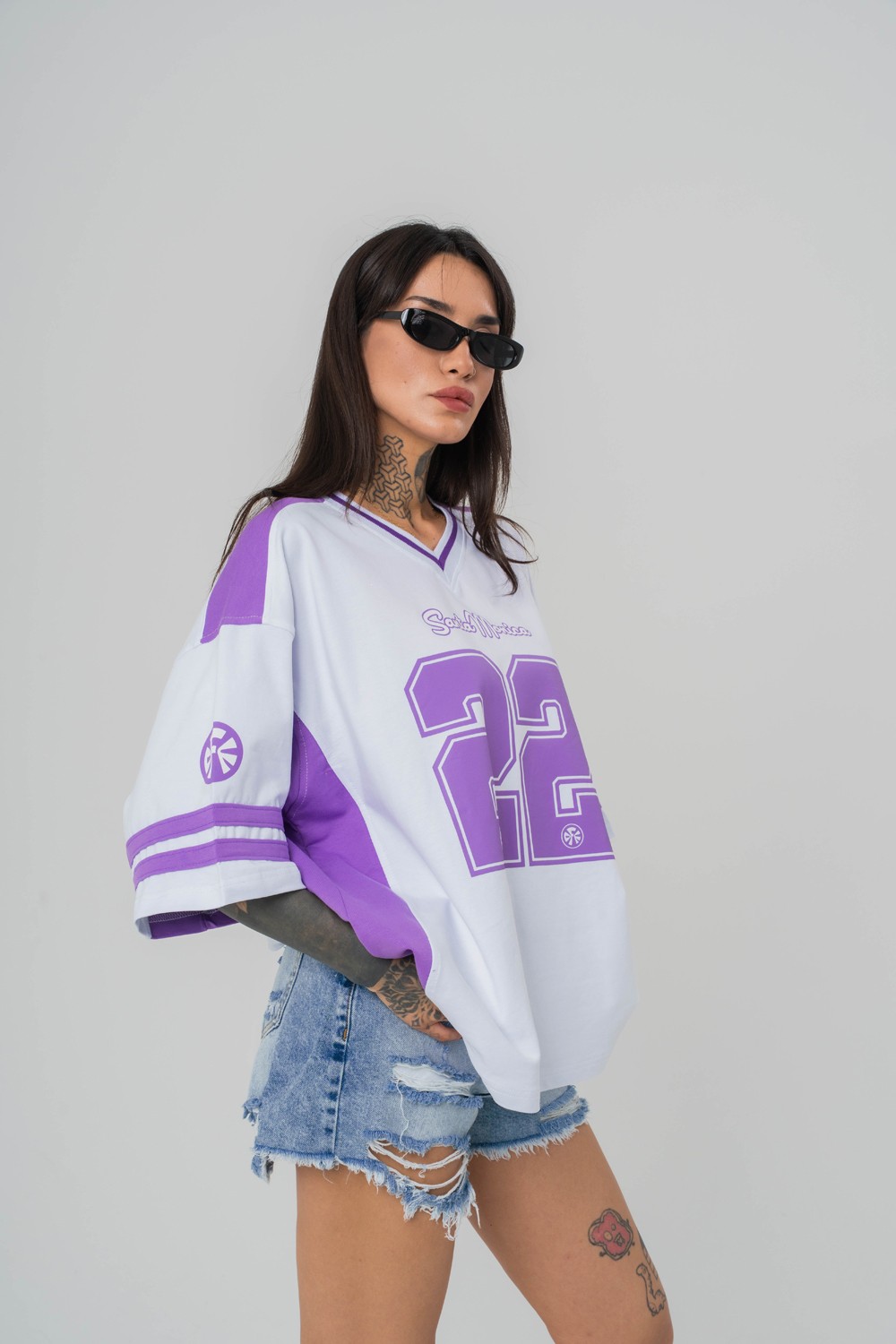 Santa Monica 22 V Yaka Oversize T-shirt