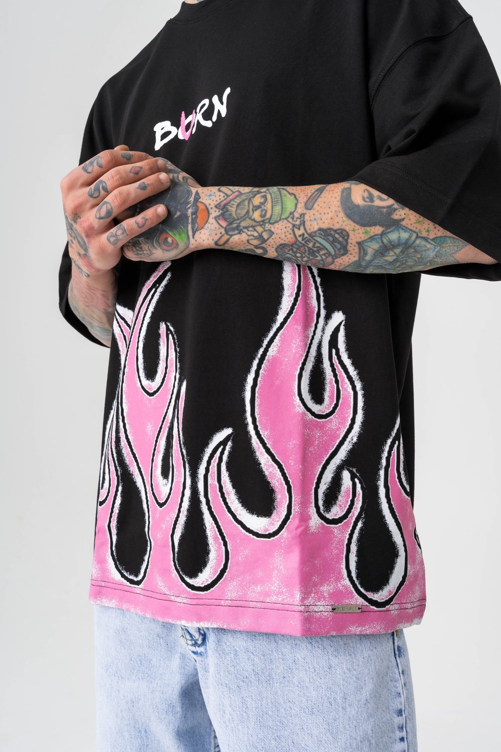Burn Fire Oversize T-shirt