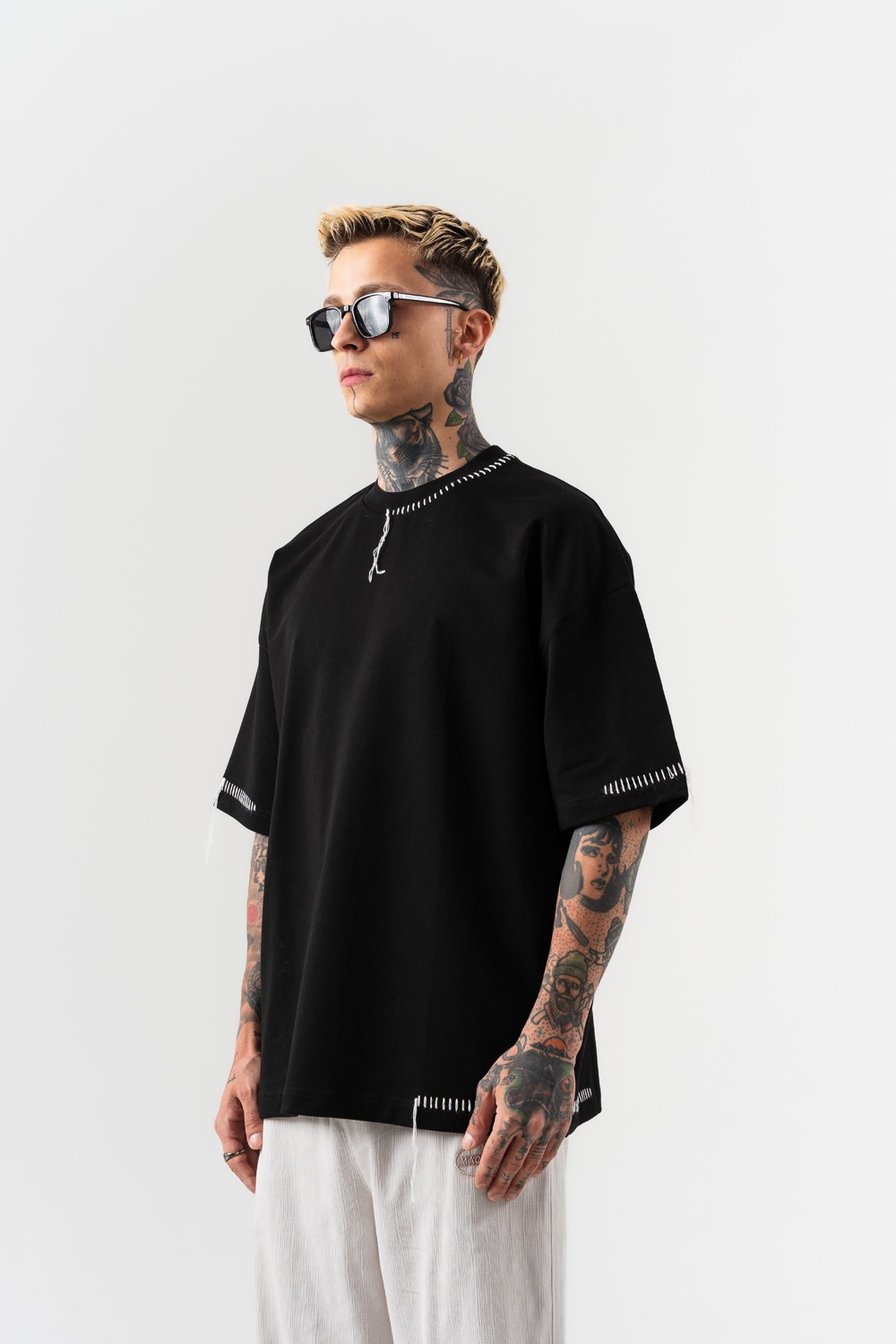 Tailor Dikiş Detaylı Oversize T-shirt