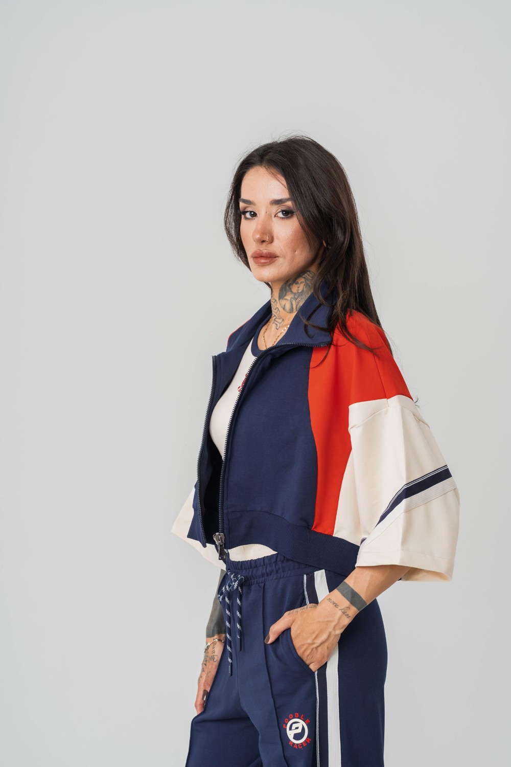 Run Racer Crop + Kadın T-shirt 2'li Set