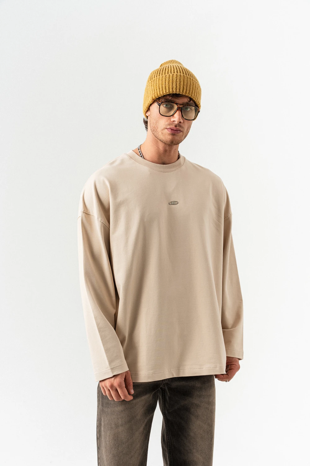 Airvoid Basic Bisiklet Yaka Sweatshirt