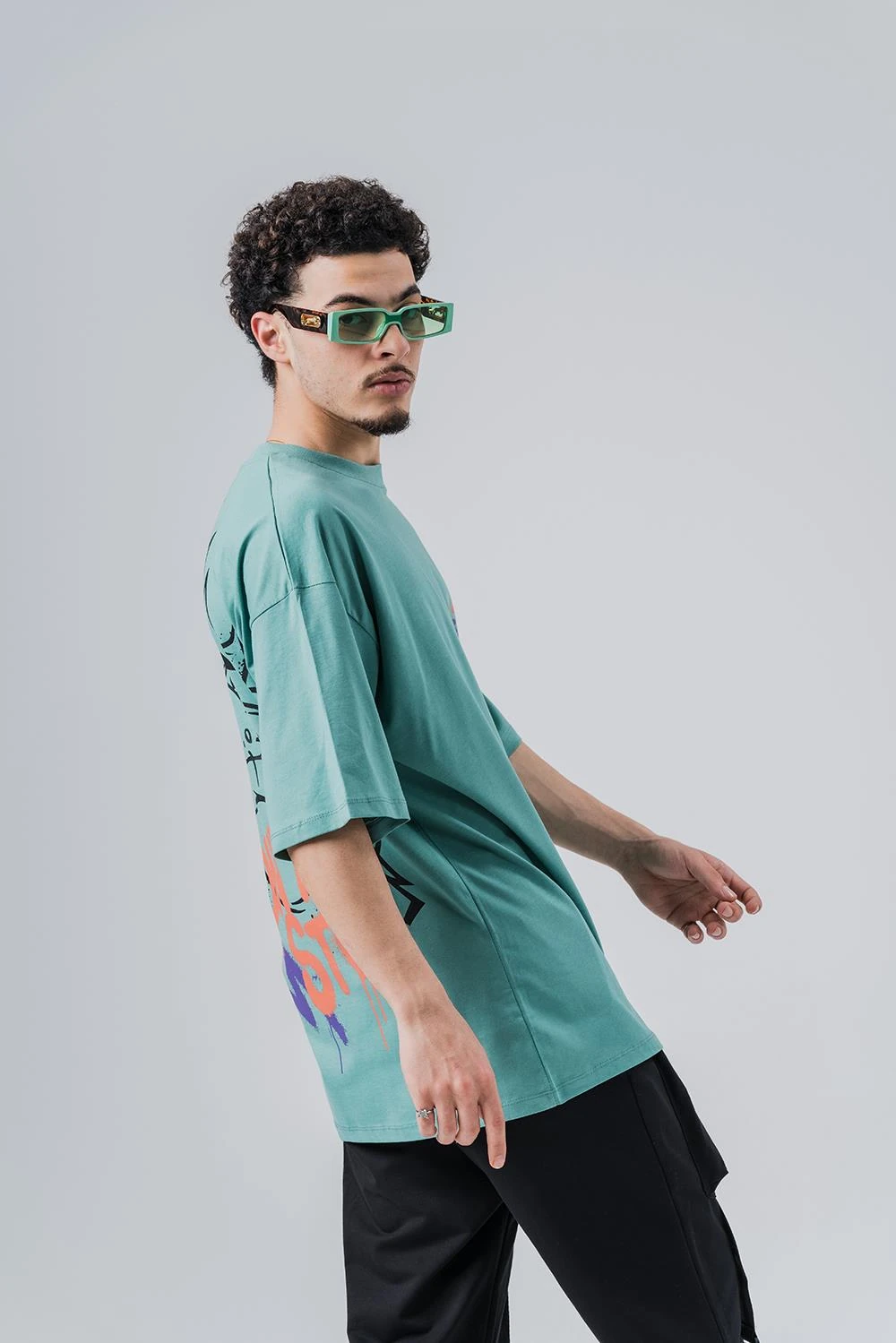 Dont Taz  Bisiklet Yaka Oversize T-shirt