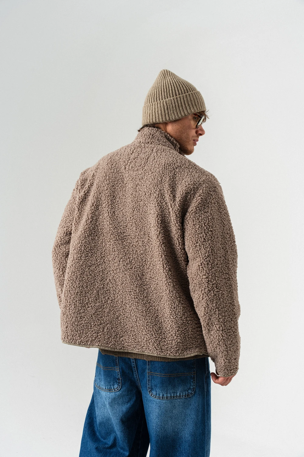 Midvoid Cep Detaylı Peluş Mont