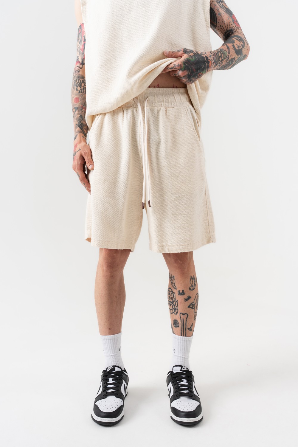Grime Basic Kolsuz T-shirt ve Şort Takım
