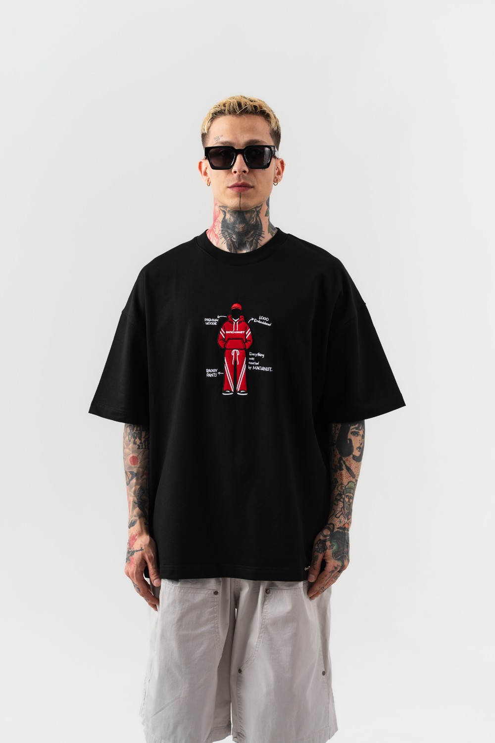 Haze Nakış Detaylı Oversize T-shirt