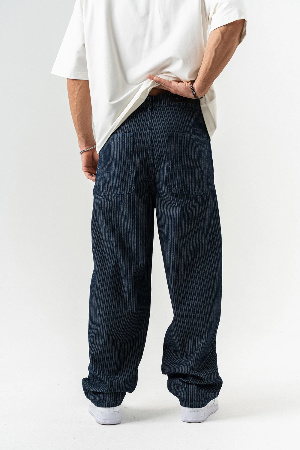 Monoplain Yıkamalı Baggy Jean Pantolon