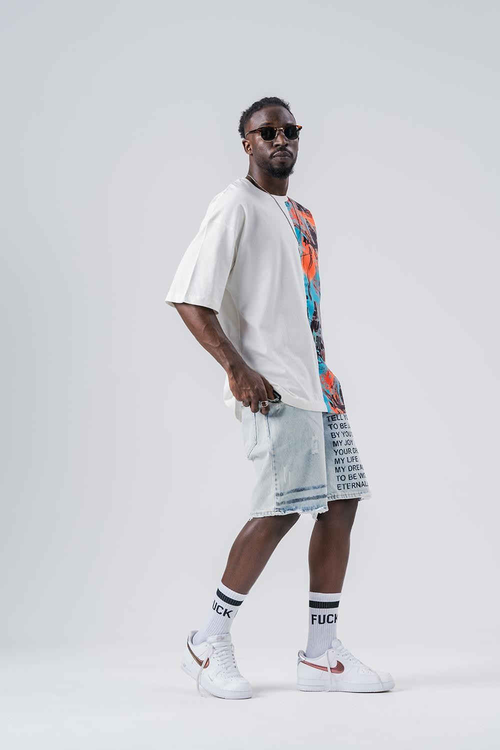 Stand Up  Bisiklet Yaka Oversize T-shirt