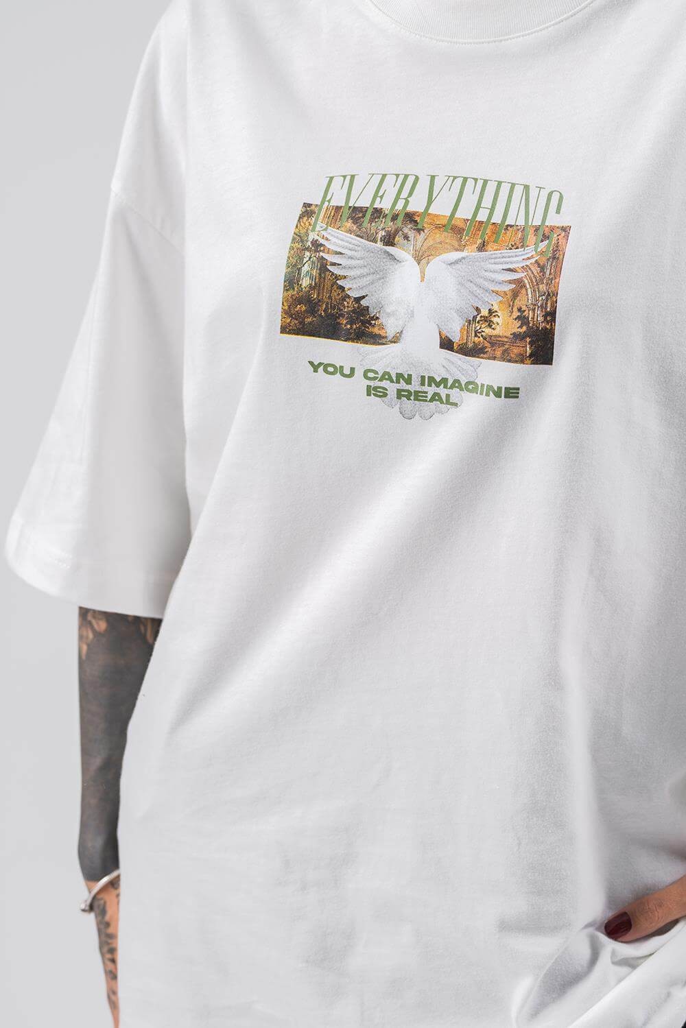 Everything  Bisiklet Yaka Oversize T-shirt