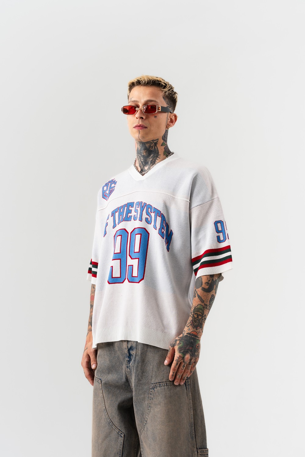Off The System 99 Knit Oversize Triko T-shirt 