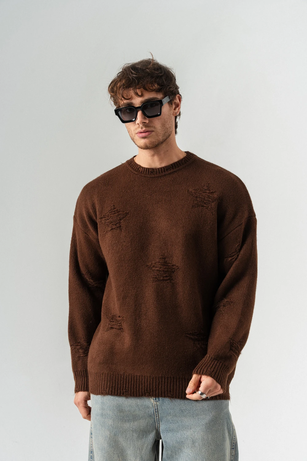 Coldtrap Kesik Detaylı Triko Kazak