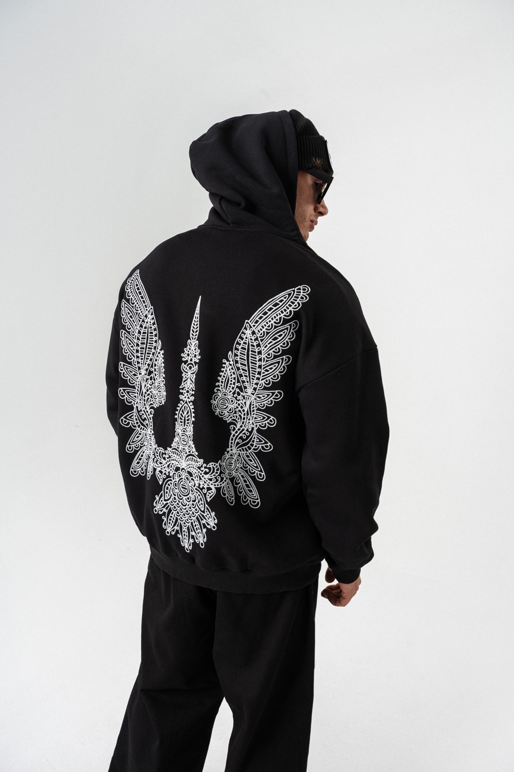 Phoenix Sırt Nakışlı Sweatshirt Hoodie