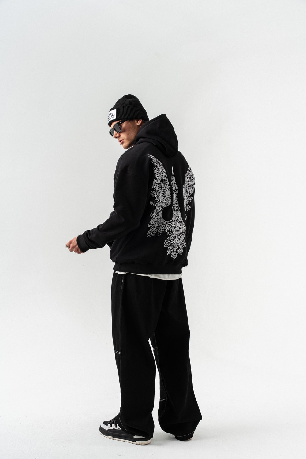 Phoenix Sırt Nakışlı Sweatshirt Hoodie