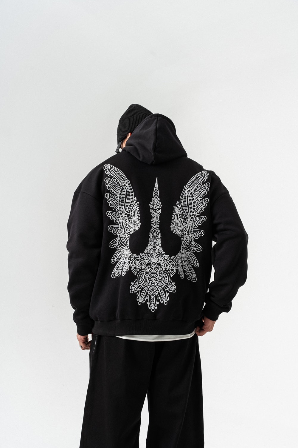 Phoenix Sırt Nakışlı Sweatshirt Hoodie
