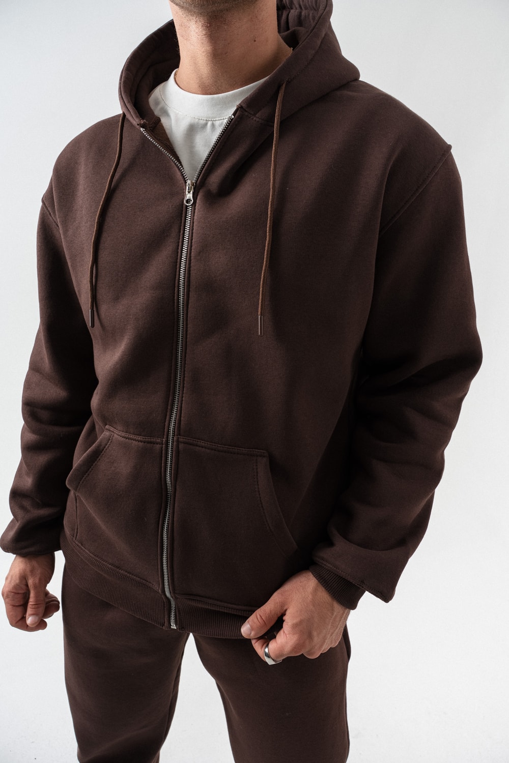 Fynor Fermuarlı Sweatshirt Hoodie