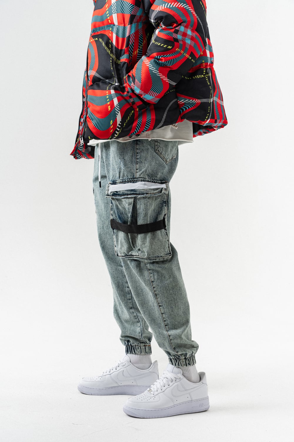 Xfactor Kargo Cep Detay Jogger Jean Pantolon