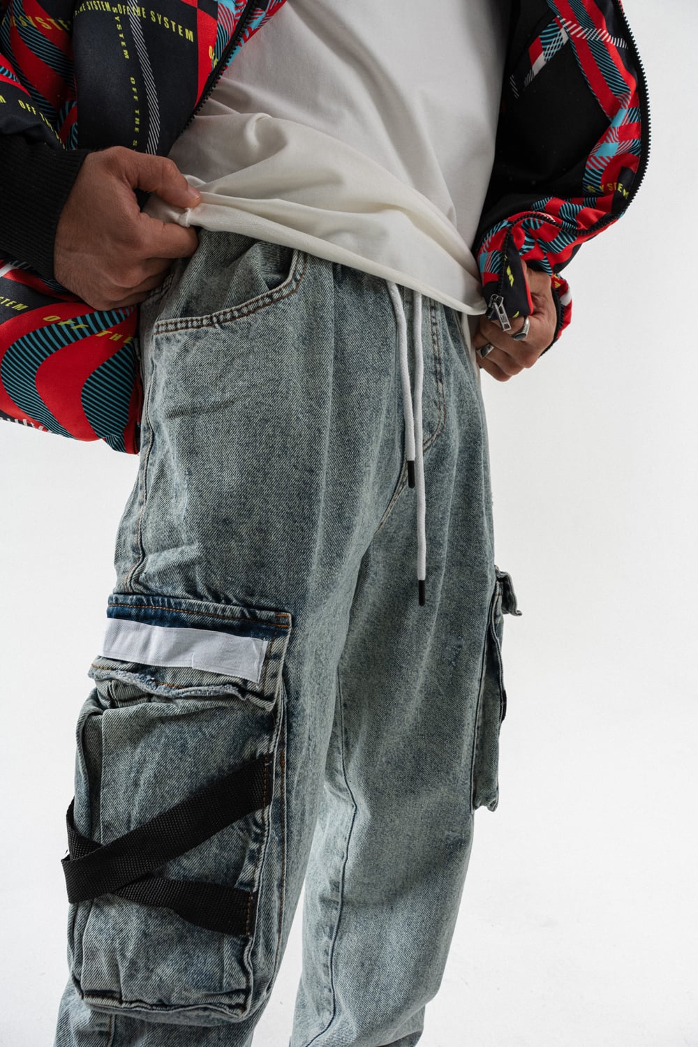 Xfactor Kargo Cep Detay Jogger Jean Pantolon